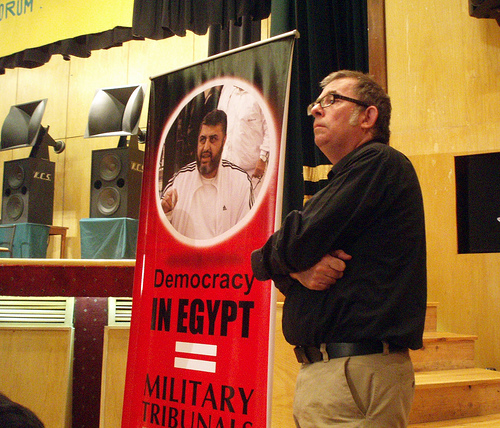 Alex Callinicos à la 5ème conférence anti-guerre du Caire en 2007