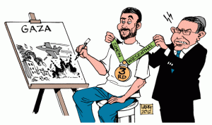 Latuff upset
