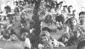 Juifs Yéménites au départ d'Aden vers l'entité sioniste