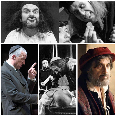 Diverses incarnations de Shylock