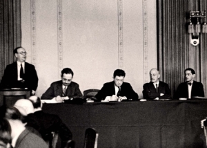 1936: réunion berlinoise de la Zionistische Vereinigung Deutschland (organisation sioniste en Allemagne - photo musée Yad Vashem)