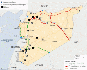 route syrie