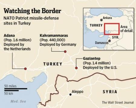 Adana et Gaziantep sont deux pièces maîtresses du dispositif militaire de l'OTAN en Turquie
