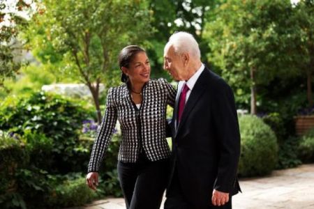 Susan Rice a rencontré Shimon Peres mercredi 7 mai